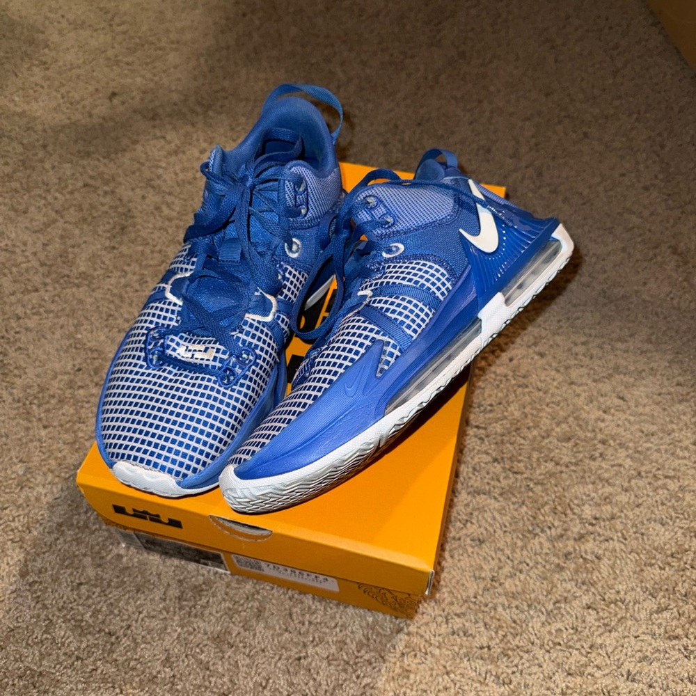Nike Men's Blue LeBron Witness 7 Shoes